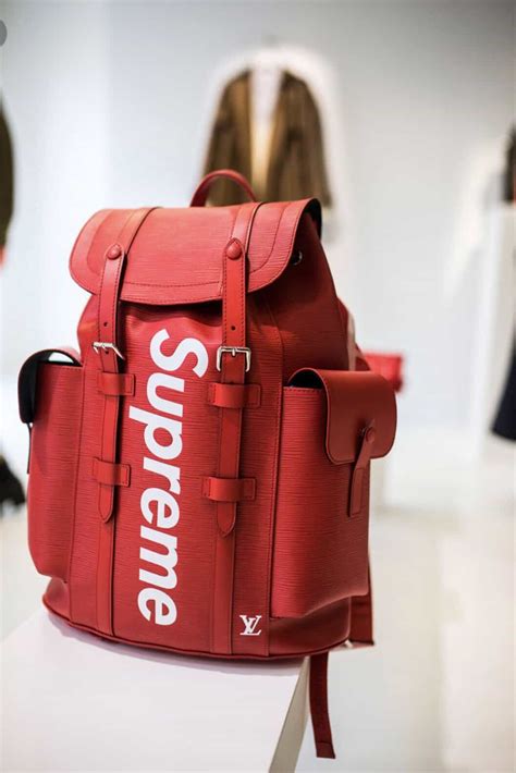 supreme lv bag real vs fake|false supreme x lv backpack.